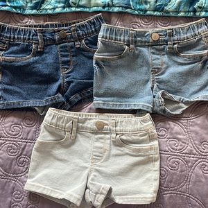 NWOT Old Navy Denim Shorts 3T Bundle
